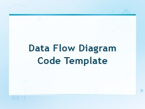 Data Flow Diagram Code Template Examples and Generator Tools
